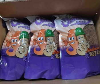 MIXED DRIED MEALWORMS&BLACK SOLDIER FLY LARVAE